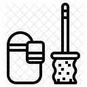Mopp Waschen Reiniger Symbol