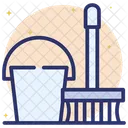 Besen Besenstiel Putzbesen Symbol