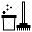 Mopp Reinigung Boden Symbol