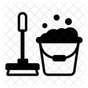 Reinigung Aufraumen Putzeimer Symbol