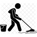 Mopping Floor  Icon