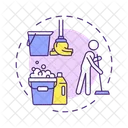 Mopping Cleaning Mop Icon