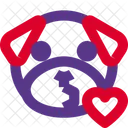 Mops Kuss  Symbol