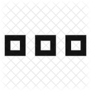 More Horizontal Square Icon