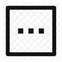 More Horizontal Square Icon