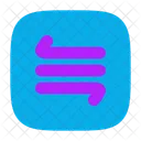 More Or Less Square Icon