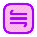 More Or Less Square Icon