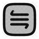 More Or Less Square Icon