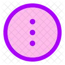 More Vertical Circle Icon