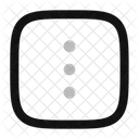 More Vertical Square Icon