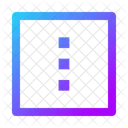 More Vertical Square Icon