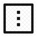 More Vertical Square Icon