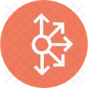 Half Mess Circle Icon