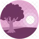 Morning Tree Forest Icon