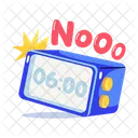 Digital Alarm Digital Time Morning Alarm Icon