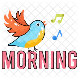 Morning bird  Icon