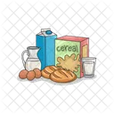 Cereal Morning Breakfast Meal Icon