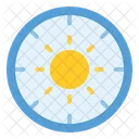 Morning Time Clock Icon