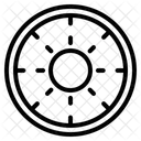Morning Time Clock Icon