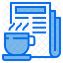 Coffee Cup Hot Coffee News Paper Icon