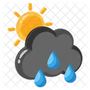 Rain Rainfall Drizzle Icon