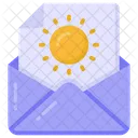Morning Envelope Morning Mail Morning Email Icon