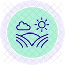 Morning Mist On Crops Morning Mist Icon
