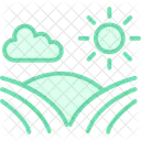 Morning Mist On Crops Morning Mist Icon