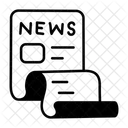 Morning News Morning Newspaper Newsprint Icon
