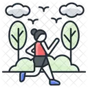 Morning walk  Icon