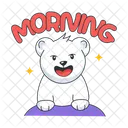 Morning Greeting Good Morning Morning Wish Icon