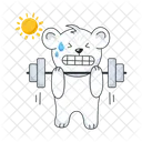 Morning Workout Morning Gym Morning Exercise Icon