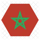 Morocco National Country Icon
