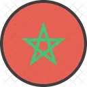 Morocco African Country Icon