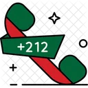 Morocco Country Code Phone Code Icon