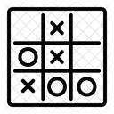 Tic Tac Toe Trois Daffilee Loisirs Et Temps Libre Icône