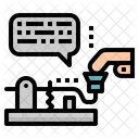 Morse Code Communication Icon