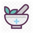 Medical Healthy Mortar Icon