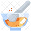 Mortar And Pestle Research Experiment Icon