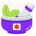Mortar Pestle Traditional Icon