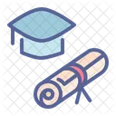 Hat Certificate Diploma Icon