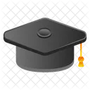 Graduation Mortarboard Hat Icon