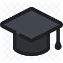 Mortarboard Graduation Cap Toga Icon