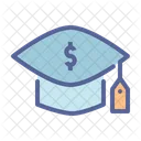Mortarboard cost  Icon