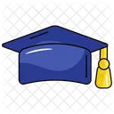 Graduation Cap Mortarboard Hat Icon