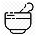 Mortel Werkzeuge Chemie Symbol