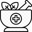 Mortel Alternativmedizin Ayurveda Symbol
