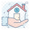 Facility Financial Support Mortgage Loan Icon