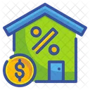 Mortgage House Loan House Money Icon