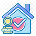 Mortgage Loan Mortgage Coins Icon